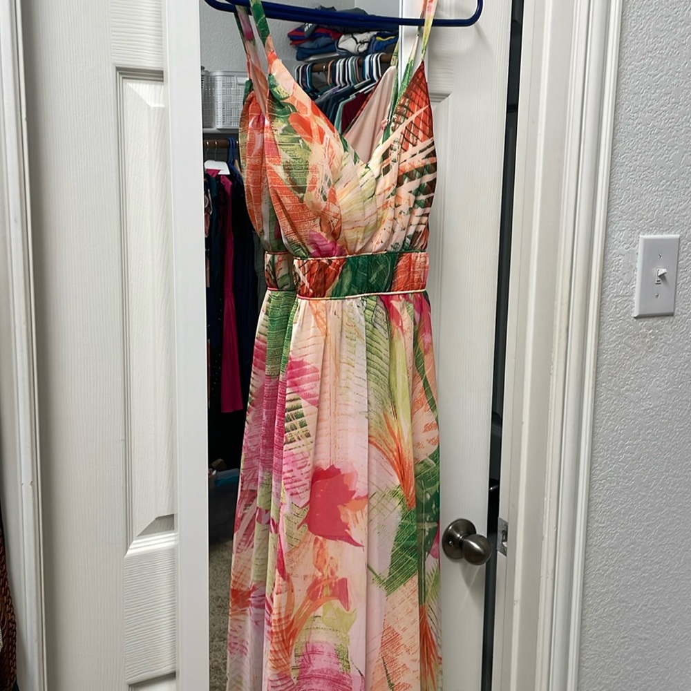 Venus, tropical maxi dress!